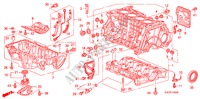 CYLINDER BLOCK/OIL PAN (1.8L) for Honda FR-V 1.8 EX 5 Doors 6 speed manual 2008