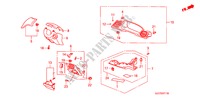 INSTRUMENT PANEL GARNISH (DRIVER SIDE) (RH) for Honda FR-V 1.8 EX 5 Doors 6 speed manual 2008