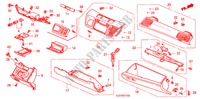 INSTRUMENT PANEL GARNISH (PASSENGER SIDE) (LH) for Honda FR-V 1.8 EXECUTIVE 5 Doors 6 speed manual 2009