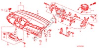 INSTRUMENT PANEL (LH) for Honda FR-V 1.8 EXECUTIVE 5 Doors 6 speed manual 2009