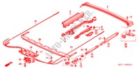ROOF SLIDE COMPONENTS for Honda FR-V 1.8 EXECUTIVE 5 Doors 6 speed manual 2009