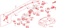 SRS UNIT (LH) for Honda FR-V 1.8 EXECUTIVE 5 Doors 6 speed manual 2009