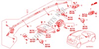 SRS UNIT (RH) for Honda FR-V 1.8 EX 5 Doors 6 speed manual 2008