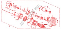 STARTER MOTOR (DENSO) (1.8L) for Honda FR-V 1.8 EXECUTIVE 5 Doors 6 speed manual 2009