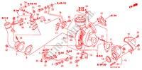 TURBOCHARGER (DIESEL) for Honda FR-V 2.2 COMFORT 5 Doors 6 speed manual 2008