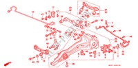 REAR STABILIZER/ REAR LOWER ARM for Honda CONCERTO 1.6I 5 Doors 4 speed automatic 1993