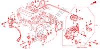 THROTTLE BODY (PGM FI) (1.6L) for Honda CONCERTO 1.6I-16 5 Doors 4 speed automatic 1990