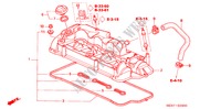 CYLINDER HEAD COVER for Honda CR-V DIESEL SE 5 Doors 6 speed manual 2005