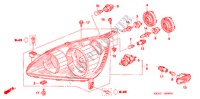 HEADLIGHT for Honda CR-V DIESEL SE 5 Doors 6 speed manual 2005