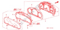 METER COMPONENTS (NS) for Honda CR-V DIESEL SE 5 Doors 6 speed manual 2005