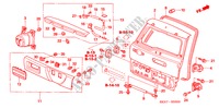 TAILGATE for Honda CR-V DIESEL SE 5 Doors 6 speed manual 2005