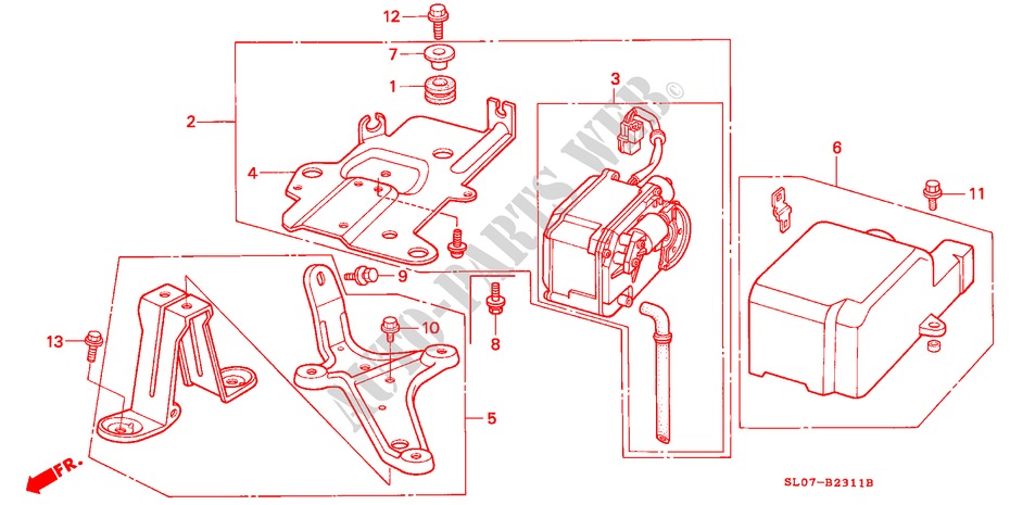 AUTO CRUISE (RH) for Honda NSX NSX 2 Doors 5 speed manual 1992