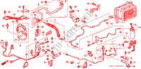 AIR CONDITIONER (HOSES/PIPES)(LH) for Honda ACCORD COUPE 2.0I 2 Doors 4 speed automatic 1992