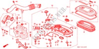 AIR CLEANER (CARBURETOR) for Honda ACCORD 2.0 4 Doors 5 speed manual 1990