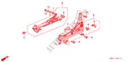 FRONT SEAT COMPONENTS (L.) for Honda ACCORD 2.0 4 Doors 5 speed manual 1990
