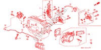THROTTLE BODY (PGM FI) for Honda ACCORD 2.0I 4 Doors 5 speed manual 1991