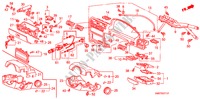 INSTRUMENT PANEL GARNISH (RH) for Honda ACCORD WAGON 2.2I 5 Doors 5 speed manual 1993