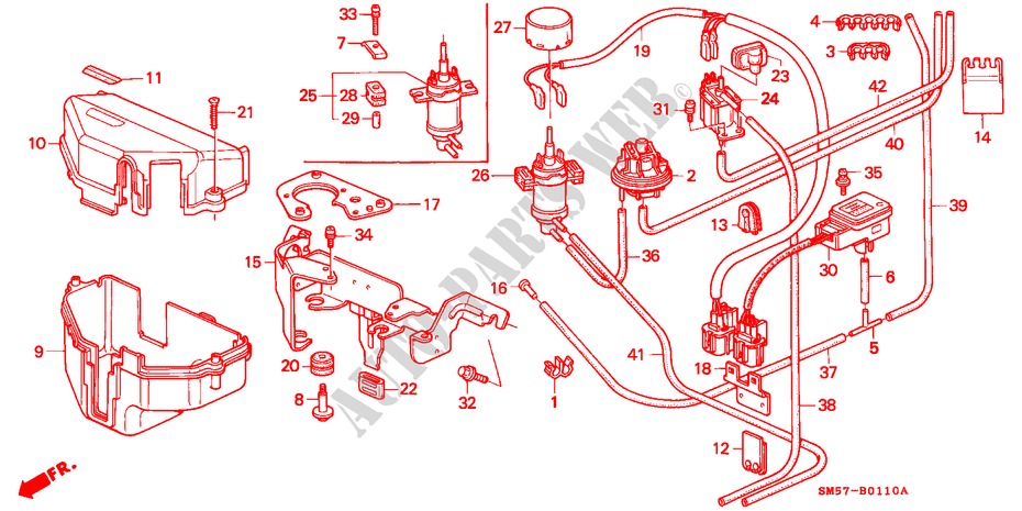 CONTROL DEVICE (KG) for Honda ACCORD WAGON 2.2I 5 Doors 5 speed manual 1992