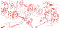 AIR CONDITIONER (COMPRESSOR)(1.4L) for Honda CIVIC 1.4 BASE 5 Doors Intelligent Manual Transmission 2006