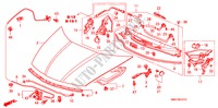 ENGINE HOOD (RH) for Honda CIVIC 1.8 SE 5 Doors Intelligent Manual Transmission 2008