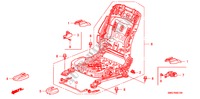 FRONT SEAT COMPONENTS(L.) for Honda CIVIC 1.8 SE 5 Doors Intelligent Manual Transmission 2008