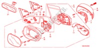 MIRROR for Honda CIVIC 1.8 SE 5 Doors Intelligent Manual Transmission 2008