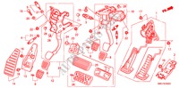 PEDAL (LH) for Honda CIVIC 1.8 COMFORT 5 Doors 6 speed manual 2007