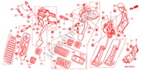 PEDAL (RH) for Honda CIVIC 1.4 SE 5 Doors 6 speed manual 2006