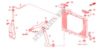 RADIATOR HOSE/RESERVE TAN K (1.8L) for Honda CIVIC 1.8 COMFORT 5 Doors 6 speed manual 2007