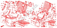 REAR SEAT COMPONENTS for Honda CIVIC 1.8 SE 5 Doors Intelligent Manual Transmission 2008