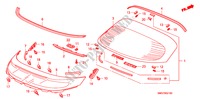 REAR WINDSHIELD for Honda CIVIC 2.2 SE 5 Doors 6 speed manual 2006