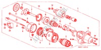 STARTER MOTOR (MITSUBISHI) (DIESEL) for Honda CIVIC 2.2 SPORT 5 Doors 6 speed manual 2006