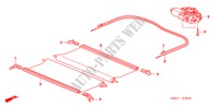 SUN SHADE COMPONENTS for Honda CIVIC 1.8 EXECUTIVE 5 Doors 6 speed manual 2007