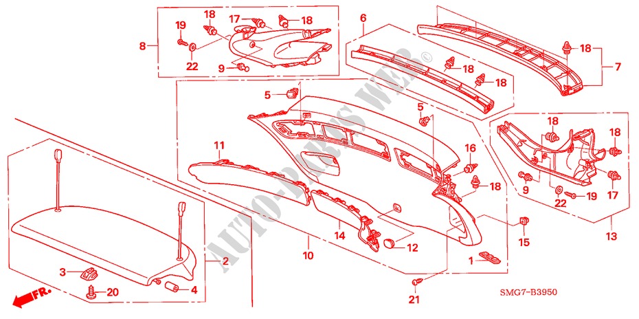 TAILGATE LINING for Honda CIVIC 1.8 SE 5 Doors 6 speed manual 2006