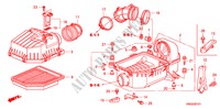 AIR CLEANER(1.8L) for Honda CIVIC 1.8 GT 5 Doors 6 speed manual 2010