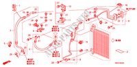 AIR CONDITIONER(HOSES/PIP ES)(LH) for Honda CIVIC 2.2 SPORT 5 Doors 6 speed manual 2009