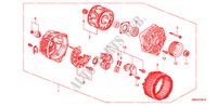 ALTERNATOR(MITSUBISHI)(1. 4L) for Honda CIVIC 1.4 SPORT 5 Doors Intelligent Manual Transmission 2009