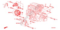 ALTERNATOR STAY(1.4L) for Honda CIVIC 1.4 COMFORT 5 Doors 6 speed manual 2010