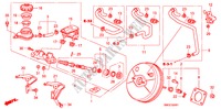 BRAKE MASTER CYLINDER/MAS TER POWER(RH) for Honda CIVIC 1.8 GT 5 Doors 6 speed manual 2010
