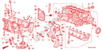 CYLINDER BLOCK/OIL PAN(1. 4L) for Honda CIVIC 1.4 SPT LPG 5 Doors 6 speed manual 2010