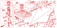 FUEL TANK(1.4L)(1.8L) for Honda CIVIC 1.4 GT 5 Doors Intelligent Manual Transmission 2010
