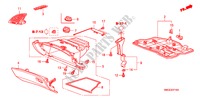 INSTRUMENT PANEL GARNISH( RH)(PASSENGER SIDE) for Honda CIVIC 1.8 SE 5 Doors 6 speed manual 2010