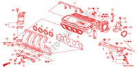 INTAKE MANIFOLD(1.4L) for Honda CIVIC 1.4 GT 5 Doors 6 speed manual 2010