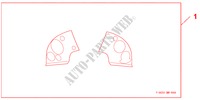 INTERIOR PANEL LH for Honda CIVIC 1.8 SPORT 5 Doors 6 speed manual 2009