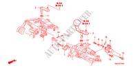SHIFT ARM/SHIFT LEVER(DIE SEL) for Honda CIVIC 2.2 SPORT 5 Doors 6 speed manual 2009