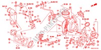 TURBOCHARGER(DIESEL) for Honda CIVIC 2.2 ES 5 Doors 6 speed manual 2010