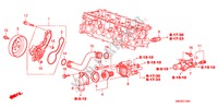 WATER PUMP(1.4L) for Honda CIVIC 1.4 COMFORT 5 Doors 6 speed manual 2010