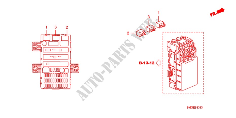 CONTROL UNIT(CABIN)(RH)(2 ) for Honda CIVIC 2.2 VXI 5 Doors 6 speed manual 2010