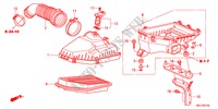 AIR CLEANER(DIESEL) for Honda CIVIC 2.2BASE 5 Doors 6 speed manual 2011