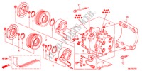 AIR CONDITIONER(COMPRESSO R)(DIESEL) for Honda CIVIC 2.2EX 5 Doors 6 speed manual 2011